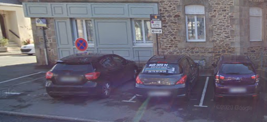 La voiture de l'entreprise depuis 2015